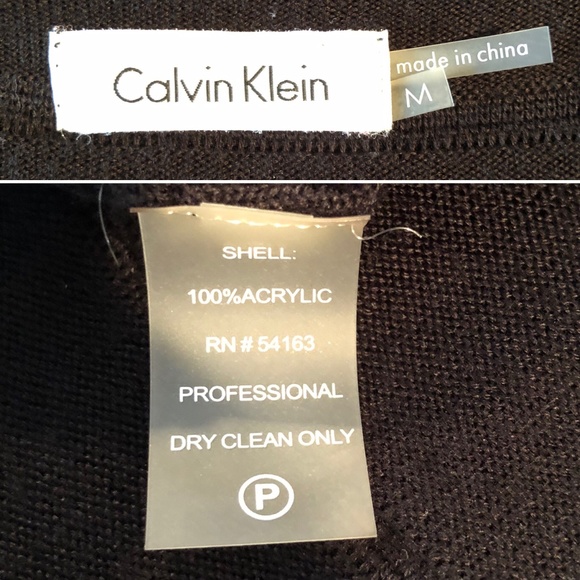 Calvin Klein Black Ribbed Bandage Dress - Picture 5 of 5